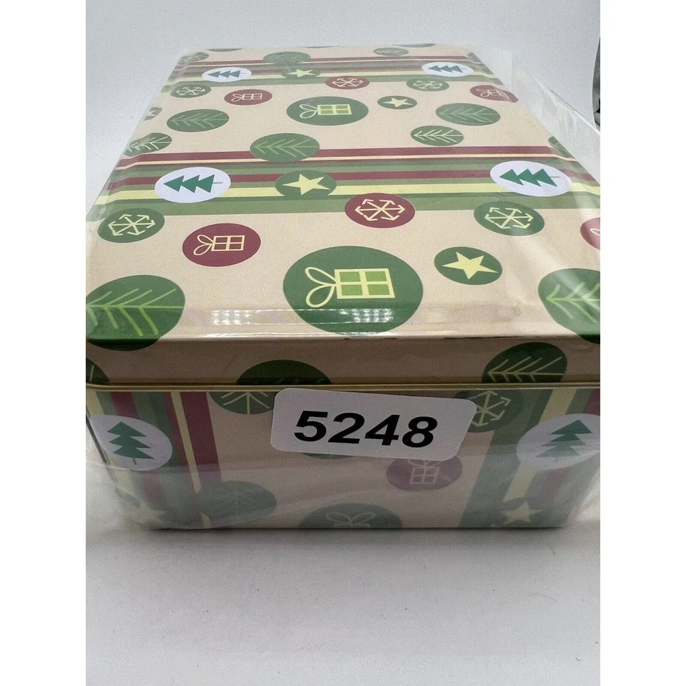 Vintage Christmas‎ Holiday 2 Lbs Cookie Gift Tin